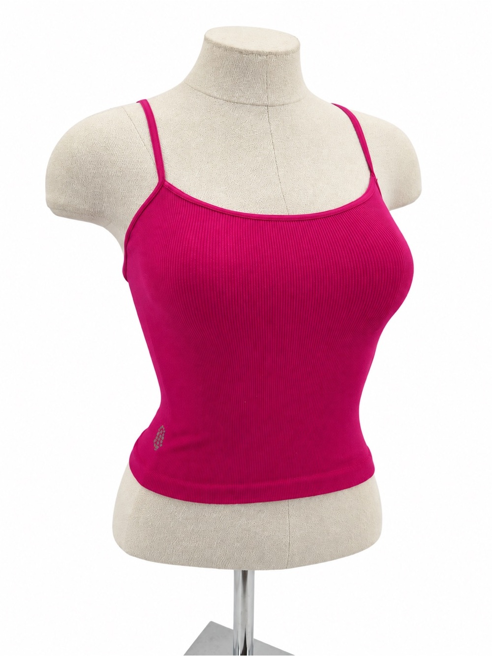 FP Movement Free People Hot Pink Ribbed Cami Tank Top XS/S Stretch